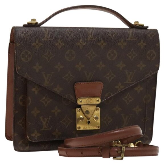 LOUIS VUITTON Monogram Monceau 28 Hand Bag M51185 LV Auth 119972 - Picture 1 of 16